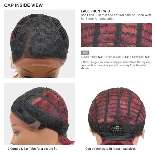 It's a Wig Nutique BFF HD Synthetic Lace Front Glueless Wig - BOHEMIAN 16"