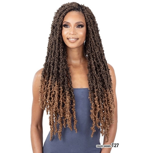 Mayde Beauty Crochet Braid 2X Water Wave Butterfly Loc 24"