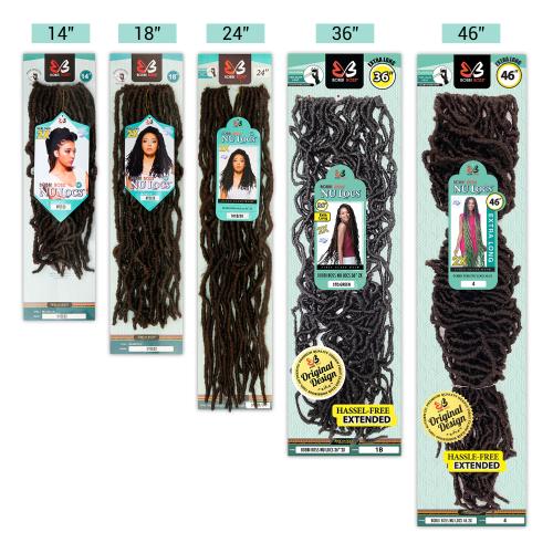 Bobbi Boss Crochet Braids African Roots Braid Collection 2X Nu Locs 36"