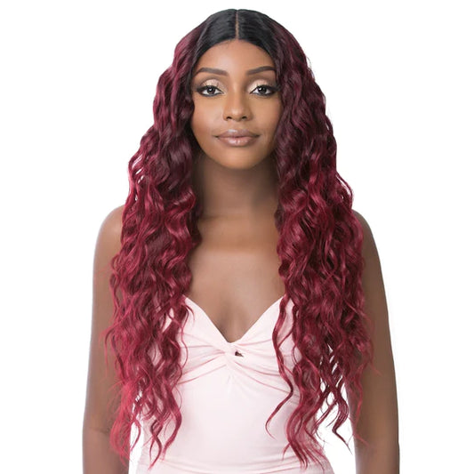 It's a Wig Human Hair Blend HD Lace Front Wig - LOOSE CURL 29"