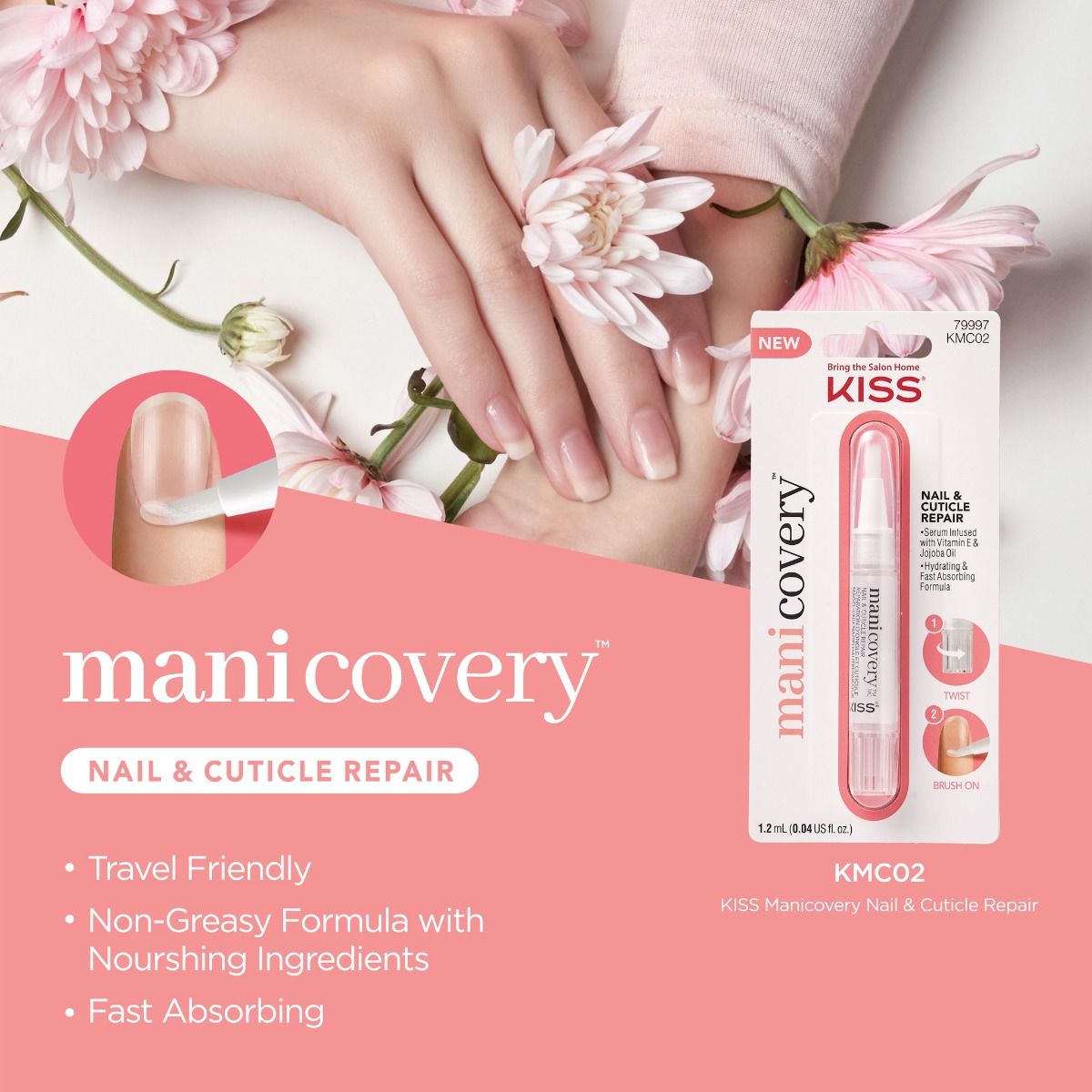 KISS Manicovery Nail & Cuticle Hydrating and Repair Serum