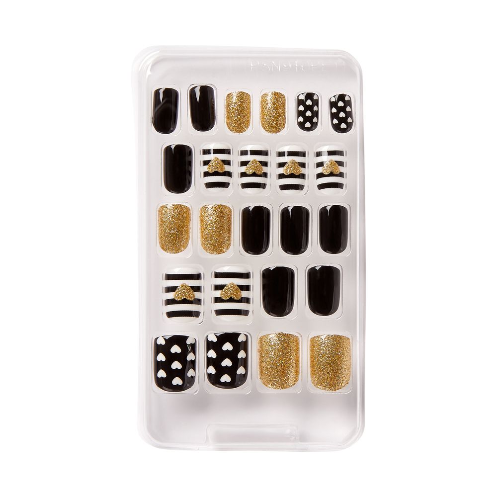 Kiss Gold Finger Little Diva Sticker Nails Hollywood - BLL01