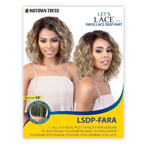 Motown Tress Synthetic Hair Lace Front Wig Swiss Lace Deep Part LSDP-Fara