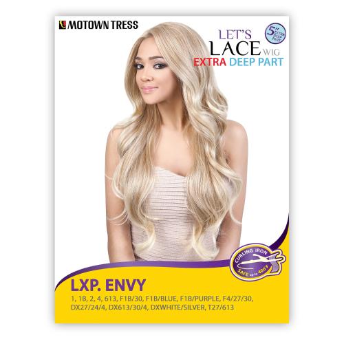 Motown Tress Synthetic Hair Lace Front Wig Extra Deep Part Lace LXP.Envy