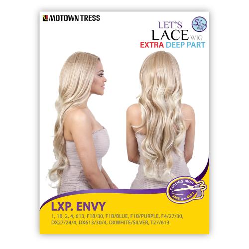 Motown Tress Synthetic Hair Lace Front Wig Extra Deep Part Lace LXP.Envy