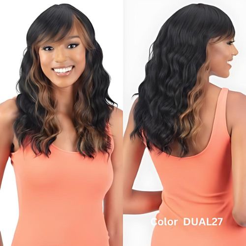 Mayde Beauty Human Hair Blend Wig Mocha Honey