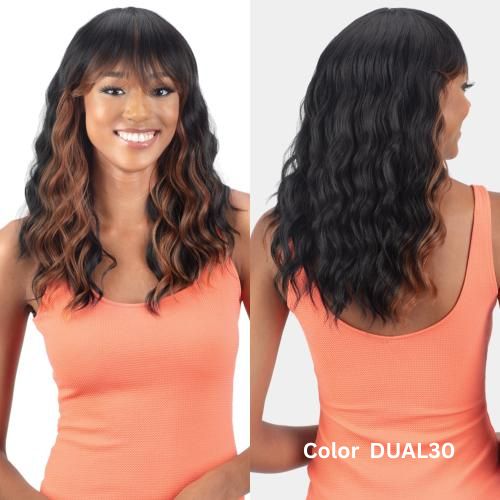 Mayde Beauty Human Hair Blend Wig Mocha Honey