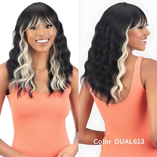 Mayde Beauty Human Hair Blend Wig Mocha Honey