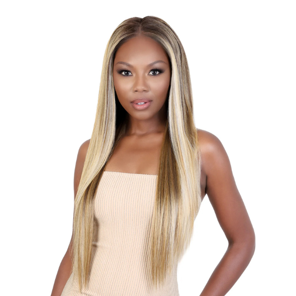 Motown Tress Ultra HD Glueless 13" x 7" Invisible Lace Frontal Synthetic Wig - LUHD.SUPER