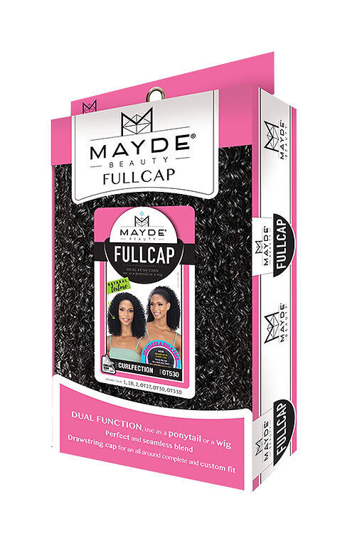 Mayde Synthetic Full Cap Half Wig-CURLFECTION-package