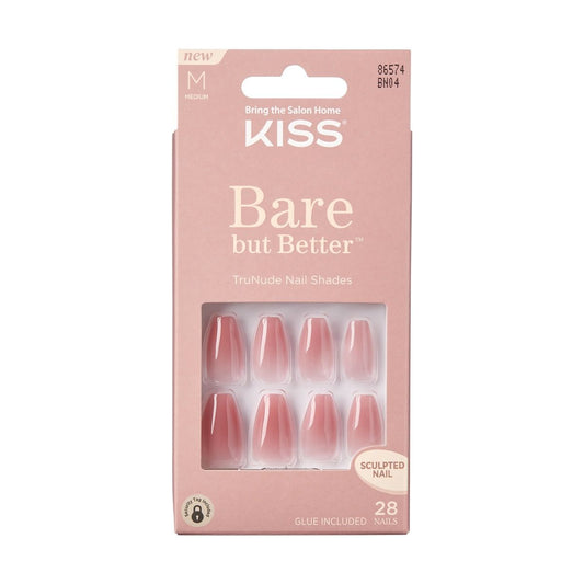 Kiss Bare but Better Nude Nails NUDE NUDE - BN04