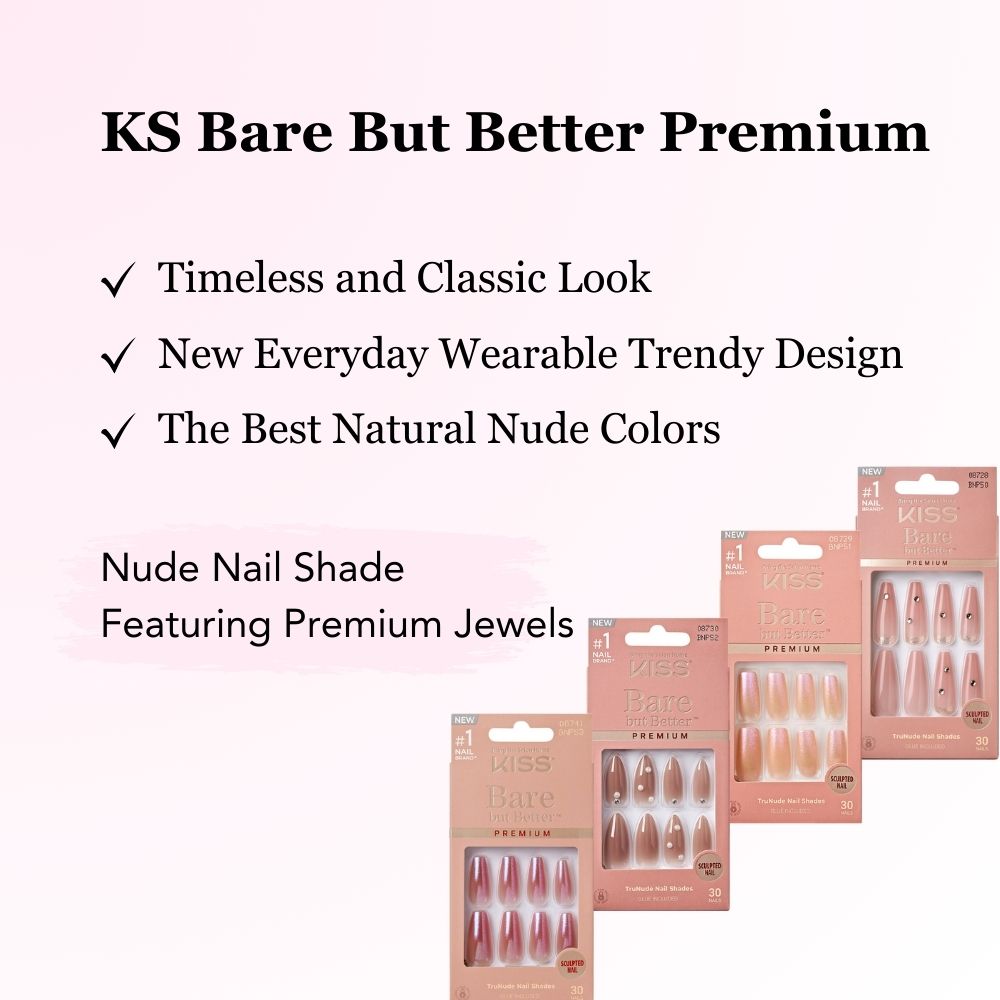 Kiss Bare but Better Premium Nails FATE - BNP50