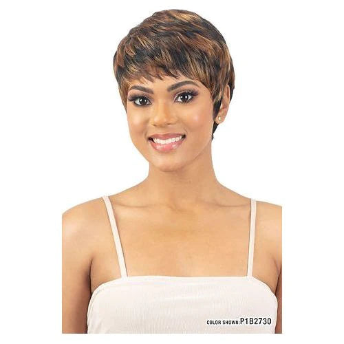 Mayde Beauty Human Hair Blend Wig Mocha DEVOTION