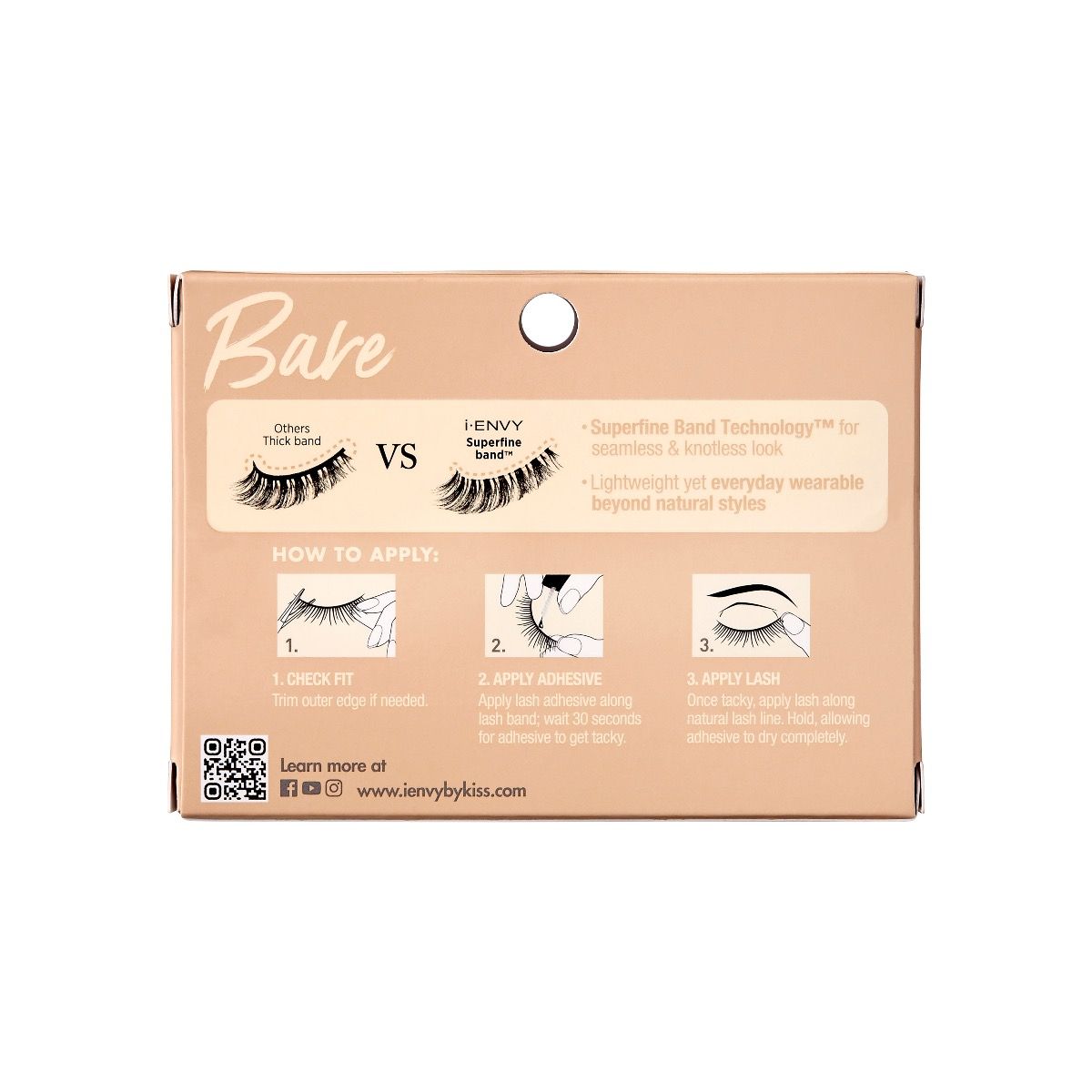 iENVY Beyond Natural Bare Lashes - IB01