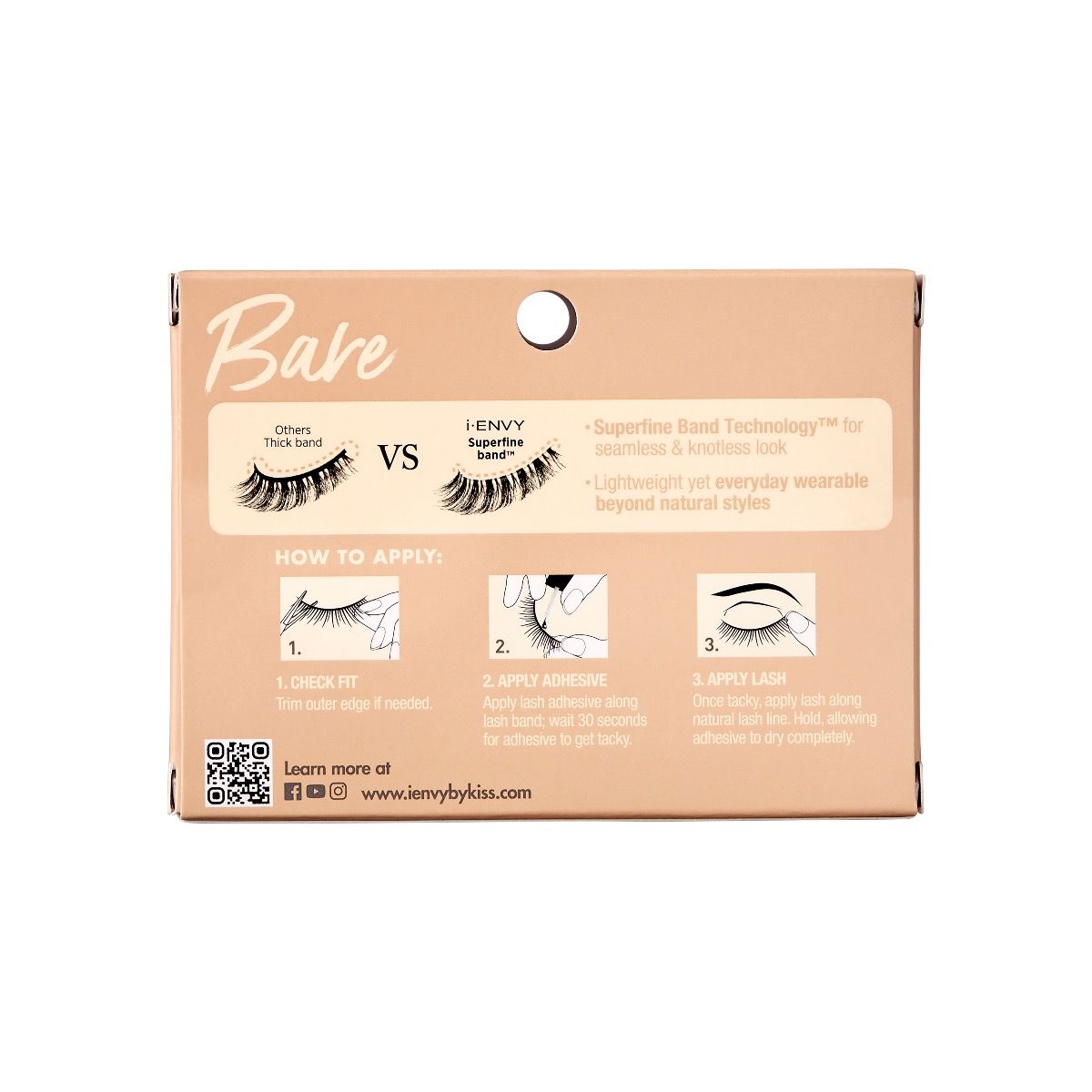 iENVY Beyond Natural Bare Lashes - IB04