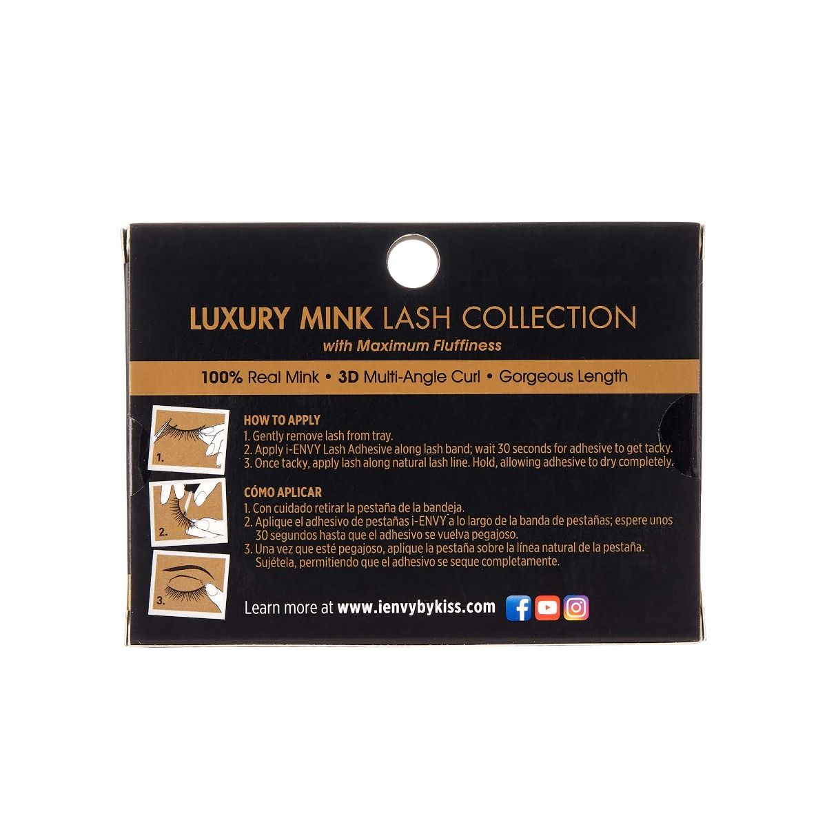 iENVY Luxury Mink 3D Lashes - KMIN02