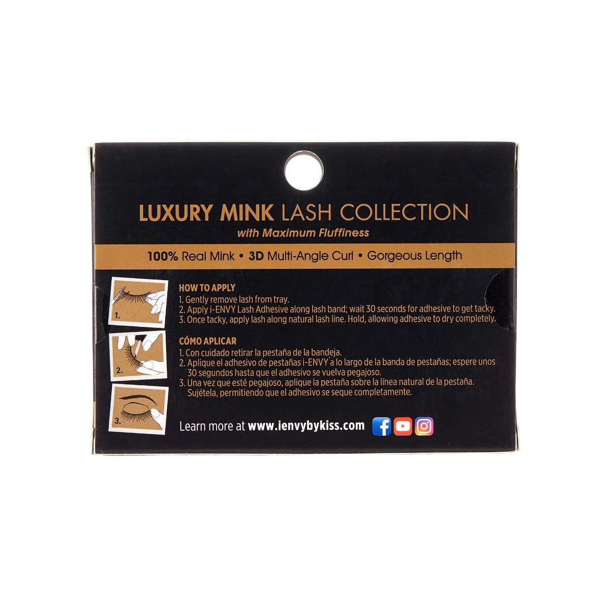 iENVY Luxury Mink 3D Lashes - KMIN03