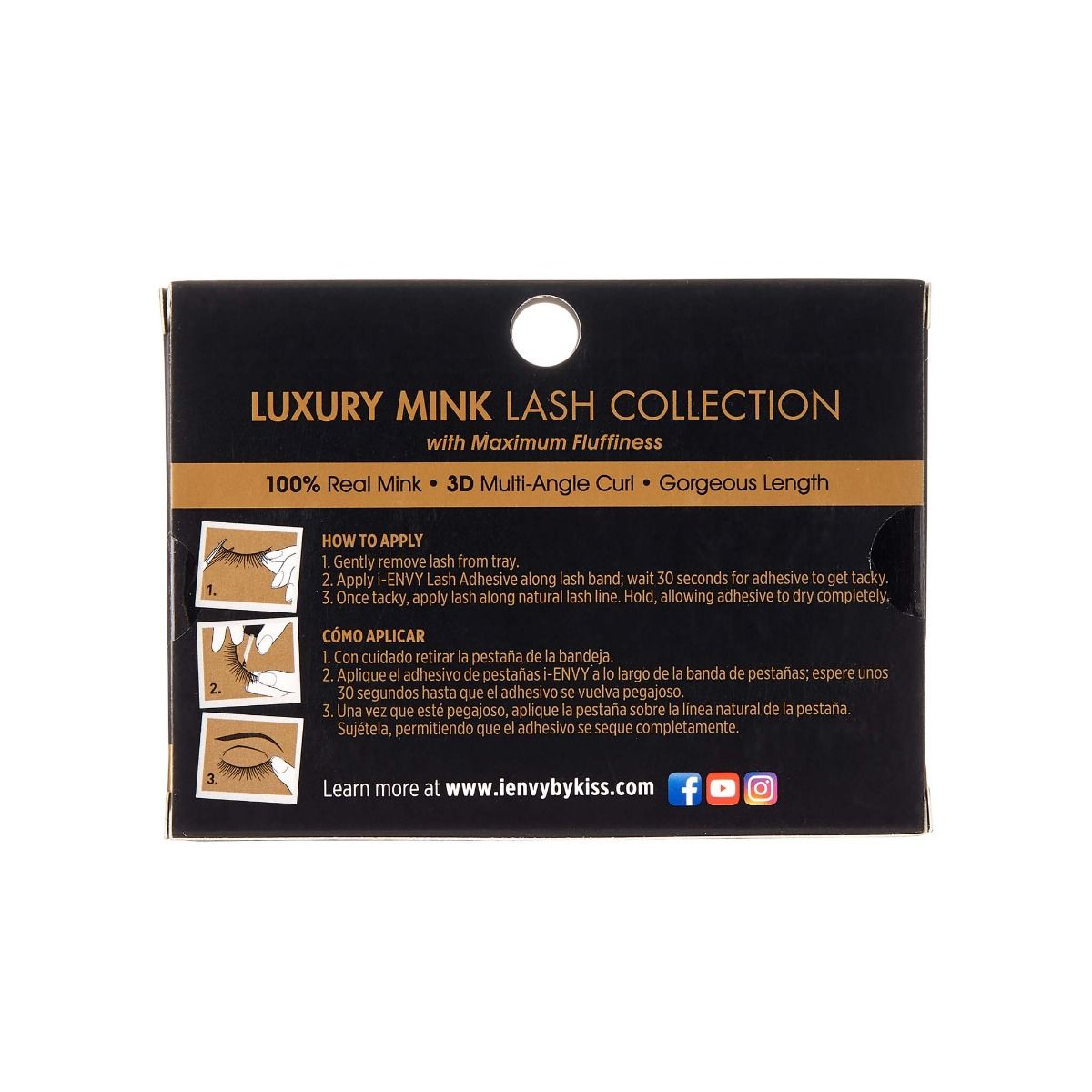 iENVY Luxury Mink 3D Lashes - KMIN04