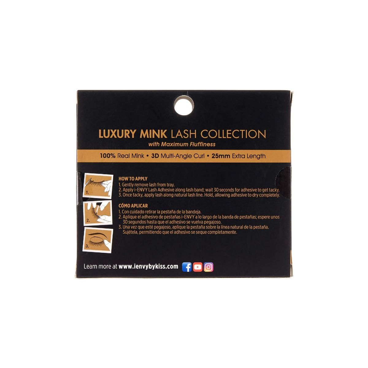 iENVY Luxury Mink 3D Lashes - KMIN07