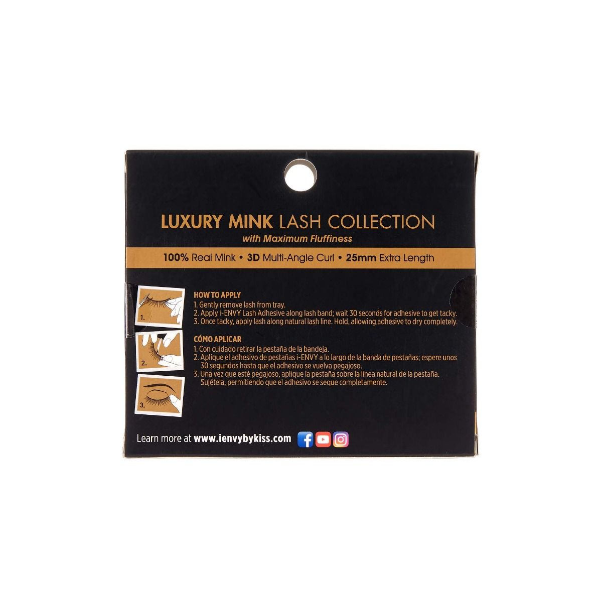 iENVY Luxury Mink 3D Lashes - KMIN08