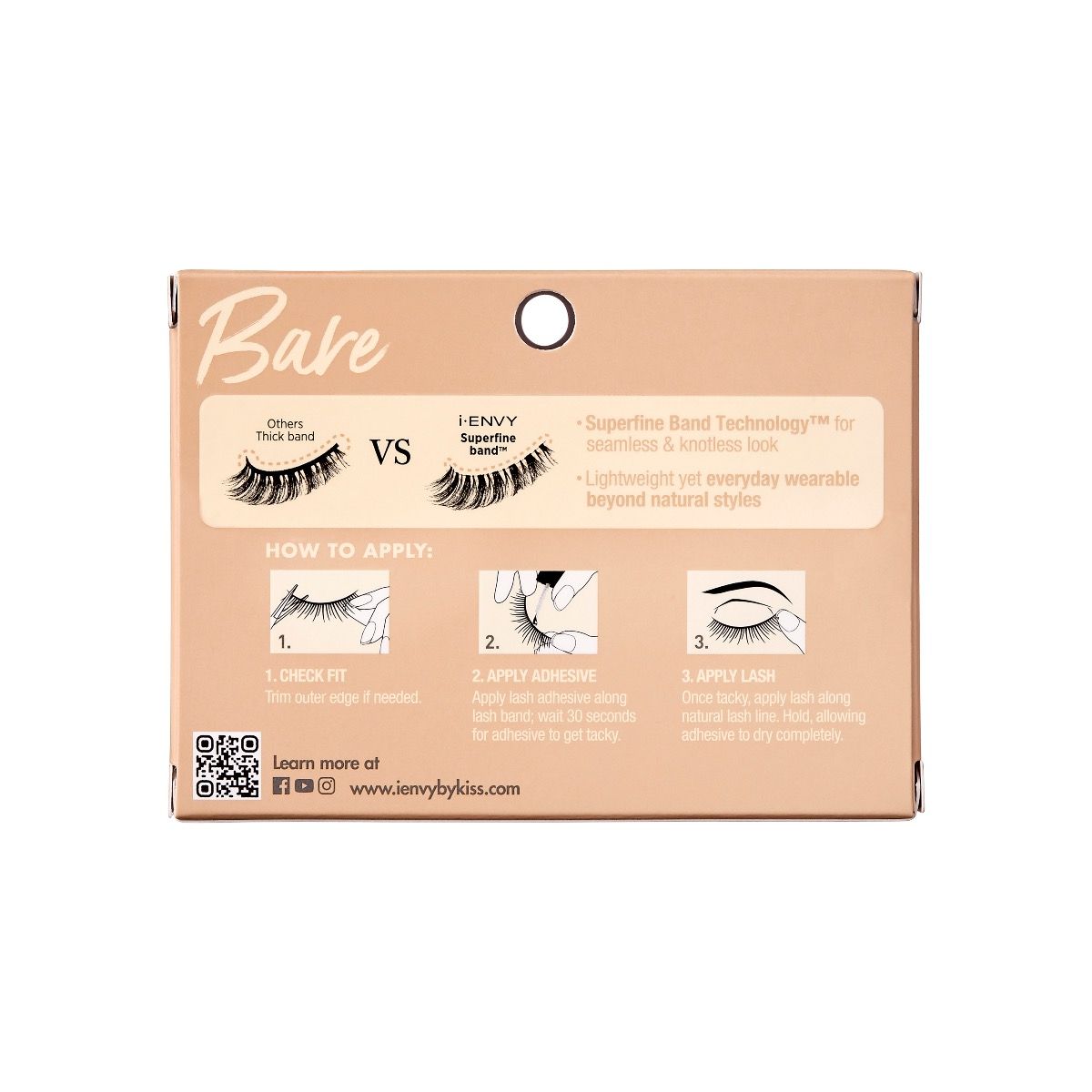 iENVY Beyond Natural Bare Lashes - IB02