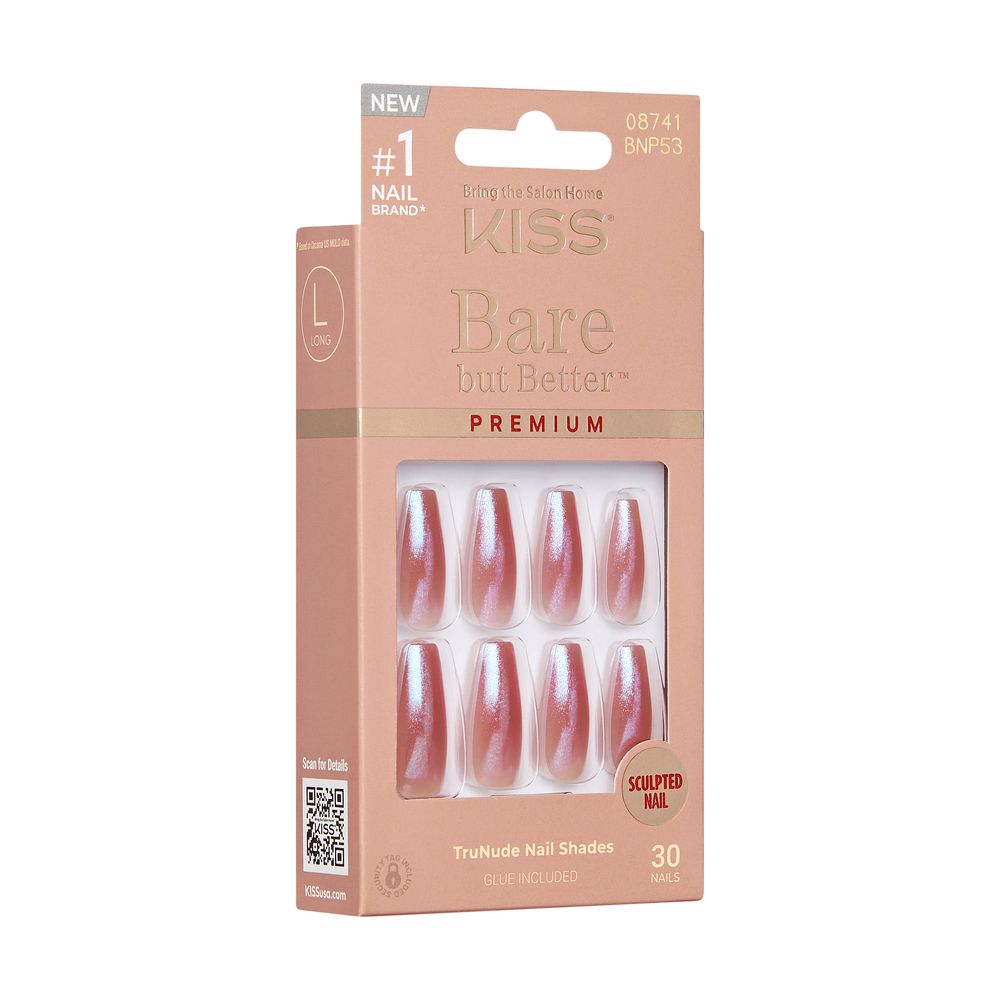 Kiss Bare but Better Premium Nails SHINY- BNP53