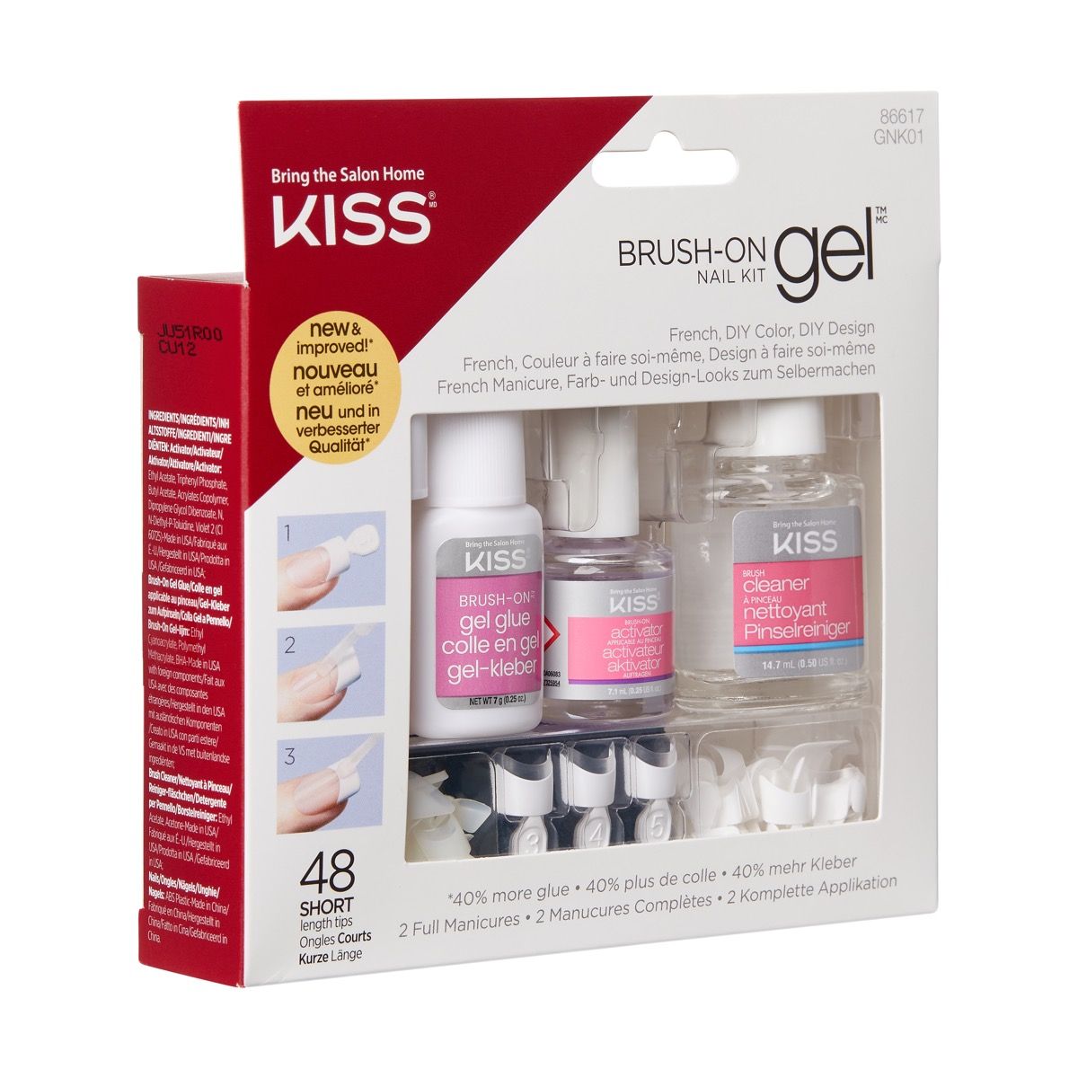 KISS Brush-On Gel Nail Kit - GNK01