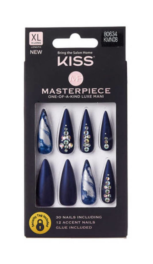 Kiss Masterpiece One-Of-A-Kind Luxe Mani Nails CAPTIVATING - KMN08