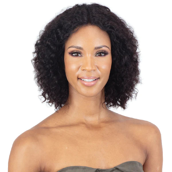 Mayde Beauty IT Girl 100% Human Hair Wet & Wavy HD Lace Front Wig - WW DEEP CURL 12"