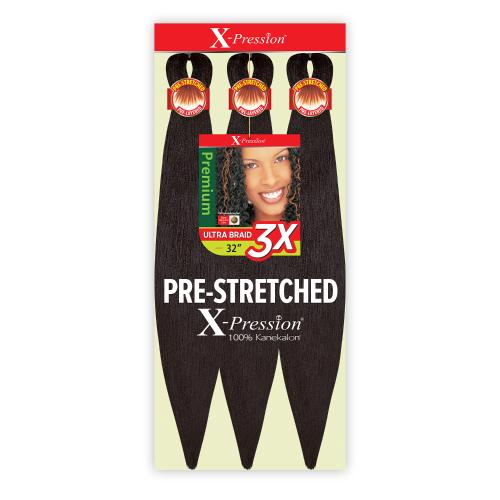 Outre Synthetic Ultra Braids XPression Kanekalon 3X Pre Stretched Braid 32"